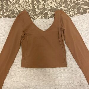 Size 4 Lululemon Align Long Sleeve Top